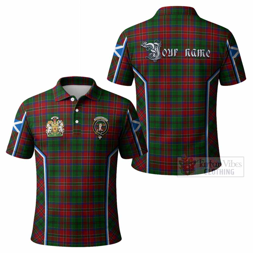 MacCulloch (McCulloch) Tartan Crest Polo Shirt Scotland Coat of Arm Flag Style - Tartan Vibes Clothing