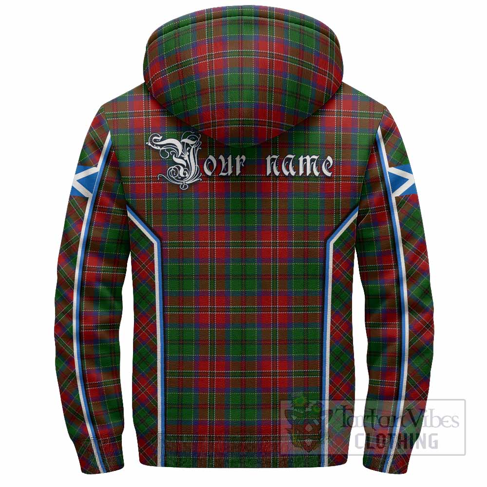 MacCulloch (McCulloch) Tartan Crest Sherpa Hoodie Scotland Coat of Arm Flag Style - Tartan Vibes Clothing