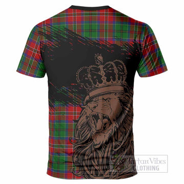 MacCulloch (McCulloch) Tartan Crest T-Shirt Crowned Lion Heritage Style