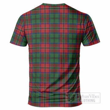 MacCulloch (McCulloch) Tartan Crest T-Shirt Ferocious Lion Style
