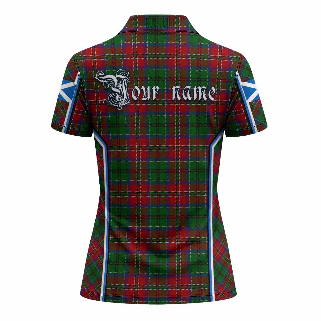 MacCulloch (McCulloch) Tartan Crest Women's Polo Shirt Scotland Coat of Arm Flag Style - Tartan Vibes Clothing