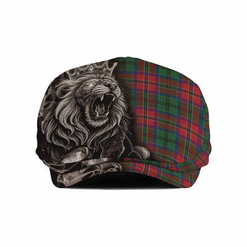 MacCulloch (McCulloch) Tartan Flat Cap, Jeff Cap Roaring Lion Heritage