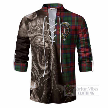 MacCulloch (McCulloch) Tartan Ghillie Shirt Roaring Lion Heritage