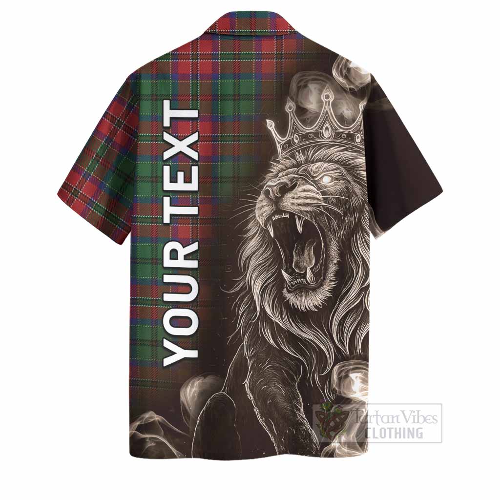 MacCulloch (McCulloch) Tartan Hawaiian Shirt Roaring Lion Heritage