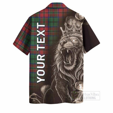 MacCulloch (McCulloch) Tartan Hawaiian Shirt Roaring Lion Heritage