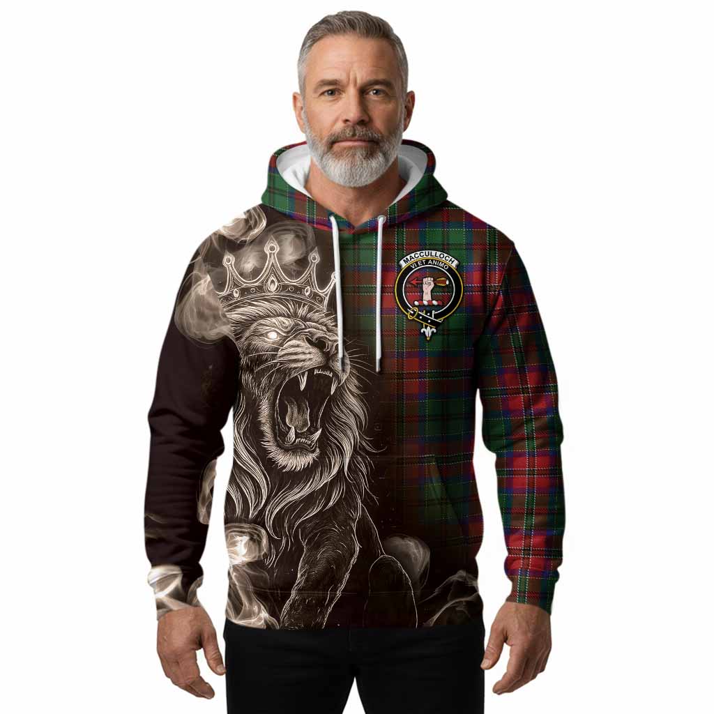 MacCulloch (McCulloch) Tartan Hoodie Roaring Lion Heritage