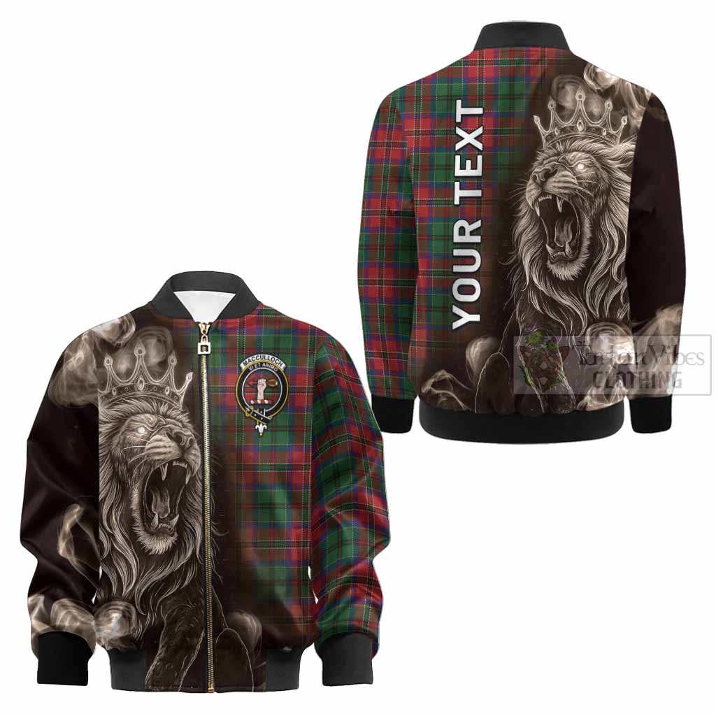 MacCulloch (McCulloch) Tartan Kid Bomber Jacket Roaring Lion Heritage