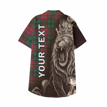MacCulloch (McCulloch) Tartan Kid Hawaiian Shirt Roaring Lion Heritage