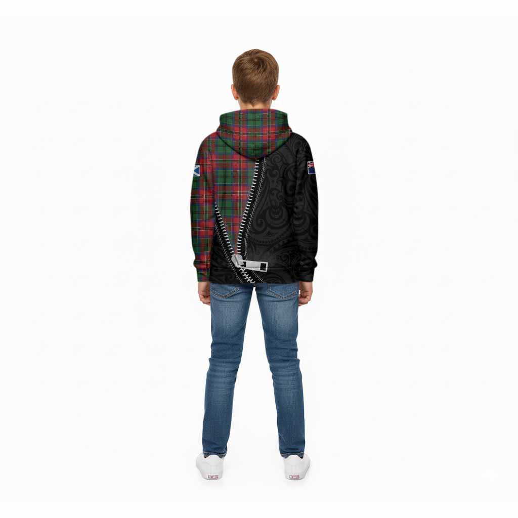 MacCulloch (McCulloch) Tartan Kid Hoodie New Zealand Pattern Unique Zipper Stylized