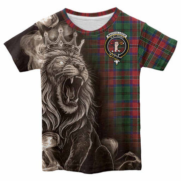 MacCulloch (McCulloch) Tartan Kid T-shirt Roaring Lion Heritage