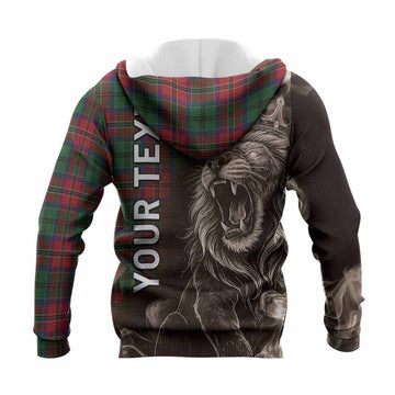 MacCulloch (McCulloch) Tartan Knitted Hoodie Roaring Lion Heritage