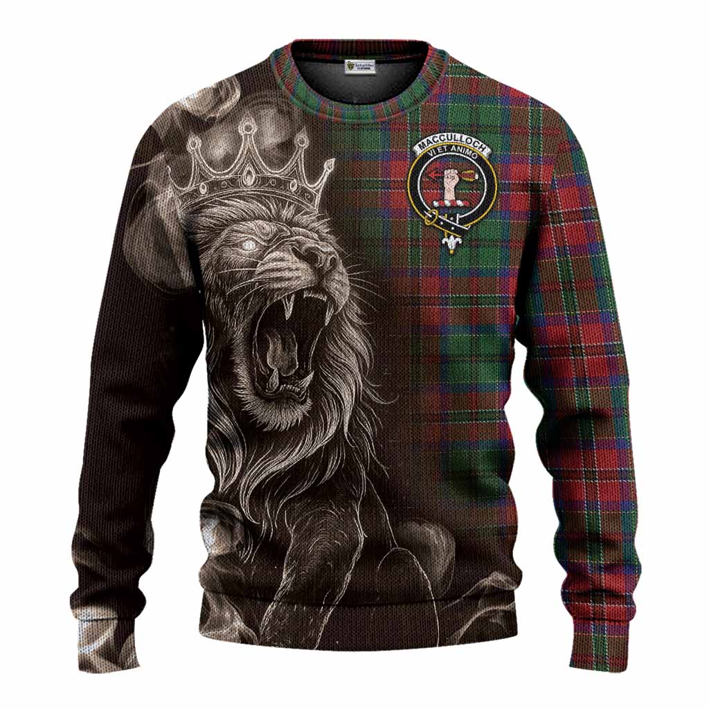 MacCulloch (McCulloch) Tartan Knitted Sweater Roaring Lion Heritage