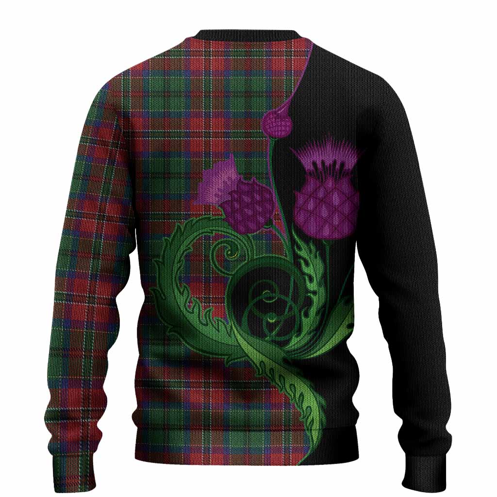 MacCulloch (McCulloch) Tartan Knitted Sweater Traditional Scottish Thistle