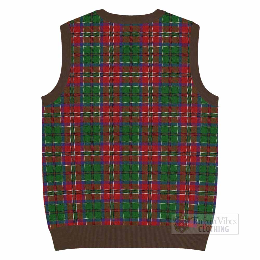 MacCulloch (McCulloch) Tartan Knitted V-Neck Vest with Family Crest - Tartan Vibes Clothing