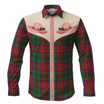 MacCulloch (McCulloch) Tartan Long Sleeve Button Shirts Wee Coo Cowgirl Cute Style