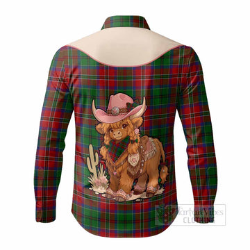 MacCulloch (McCulloch) Tartan Long Sleeve Button Shirts Wee Coo Cowgirl Cute Style