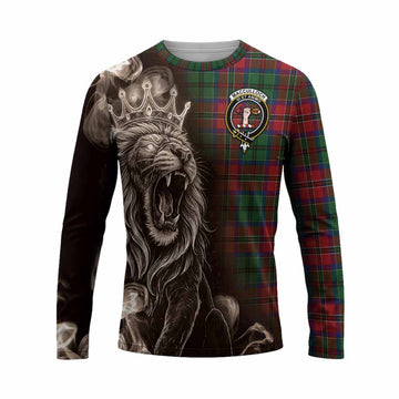 MacCulloch (McCulloch) Tartan Long Sleeve T-Shirt Roaring Lion Heritage