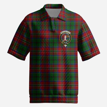 MacCulloch (McCulloch) Tartan Men’s Polo Sweater Top with Family Crest