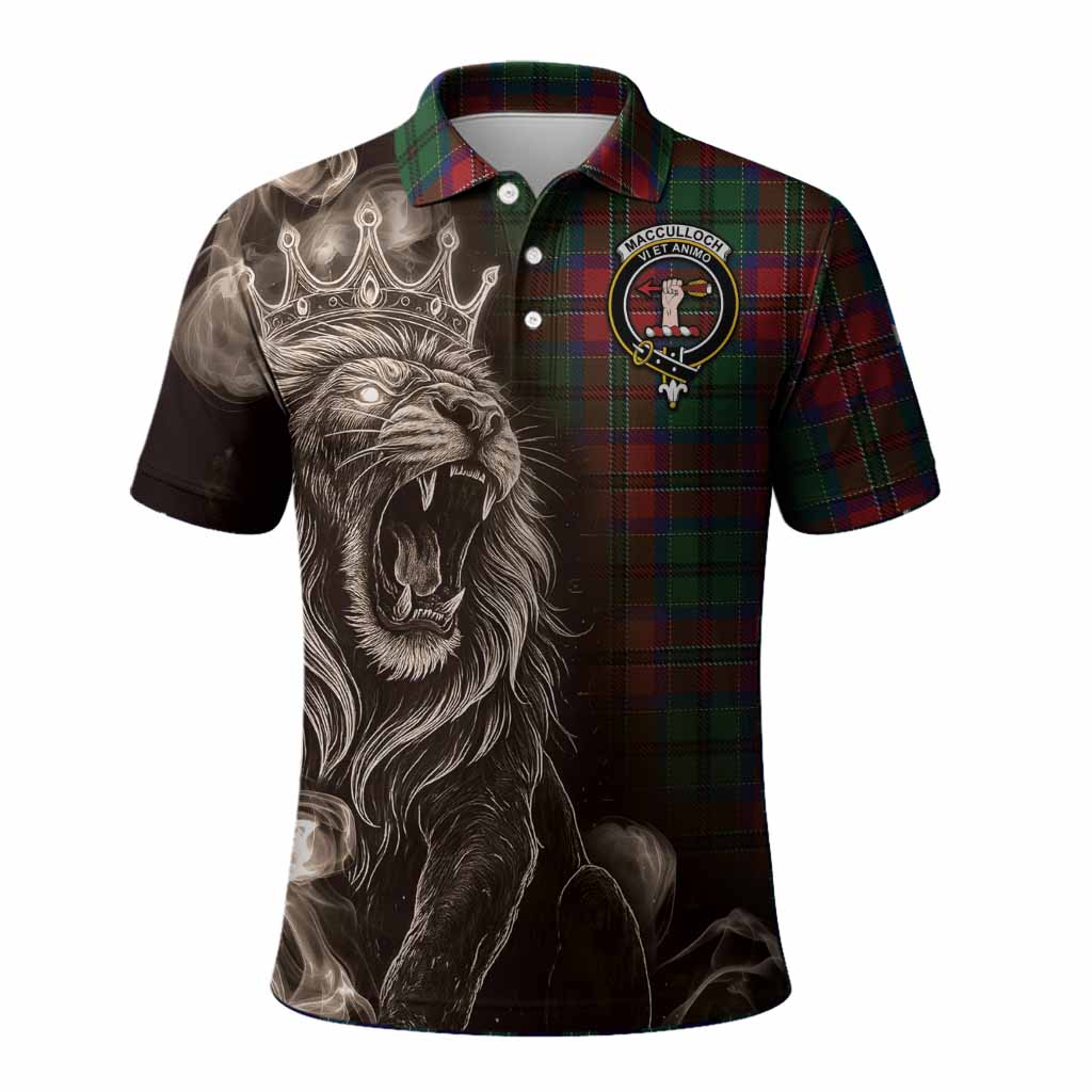 MacCulloch (McCulloch) Tartan Polo Shirt Roaring Lion Heritage