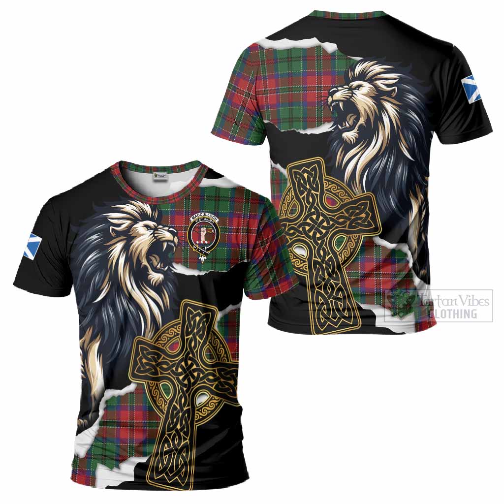 MacCulloch (McCulloch) Tartan Scottish T-Shirt Lion Celtic Heritage