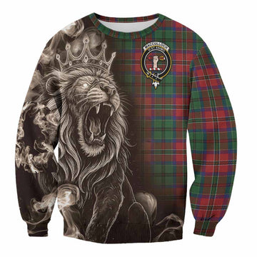 MacCulloch (McCulloch) Tartan Sweatshirt Roaring Lion Heritage