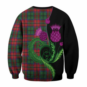 MacCulloch (McCulloch) Tartan Sweatshirt Traditional Scottish Thistle