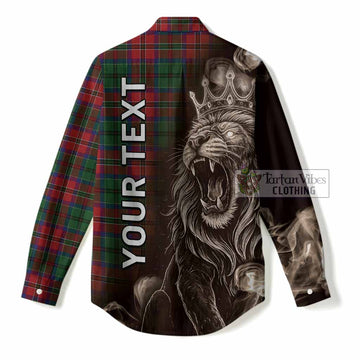 MacCulloch (McCulloch) Tartan Women Casual Shirt Roaring Lion Heritage