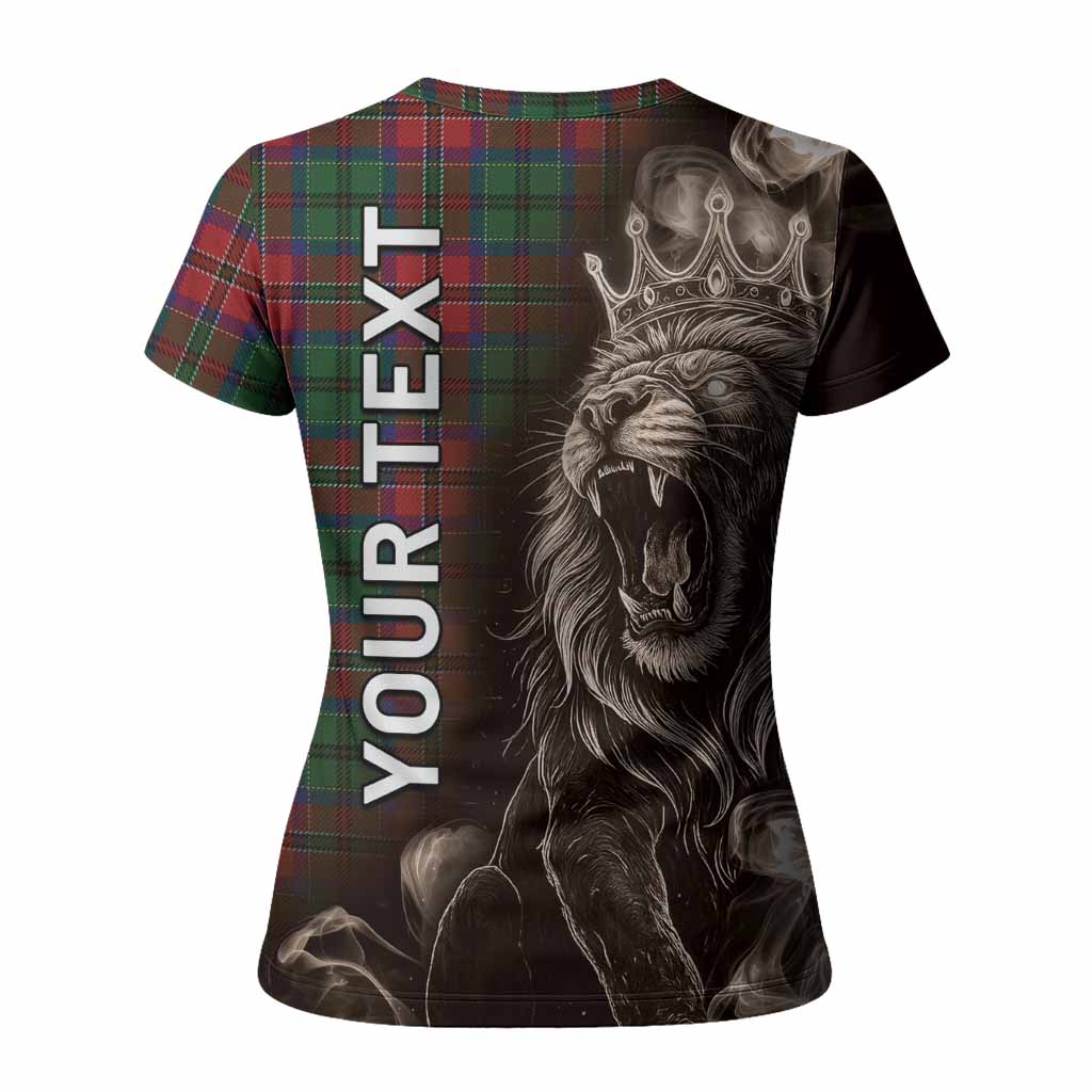 MacCulloch (McCulloch) Tartan Women T shirt Roaring Lion Heritage