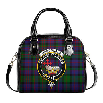 MacDonald (McDonald) Tartan Shoulder Handbags with Family Crest