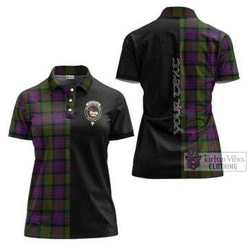 MacDonald (McDonald) Tartan Women's Polo Shirt with Family Crest and Half Of Me Style Women - Tartanvibesclothing Shop