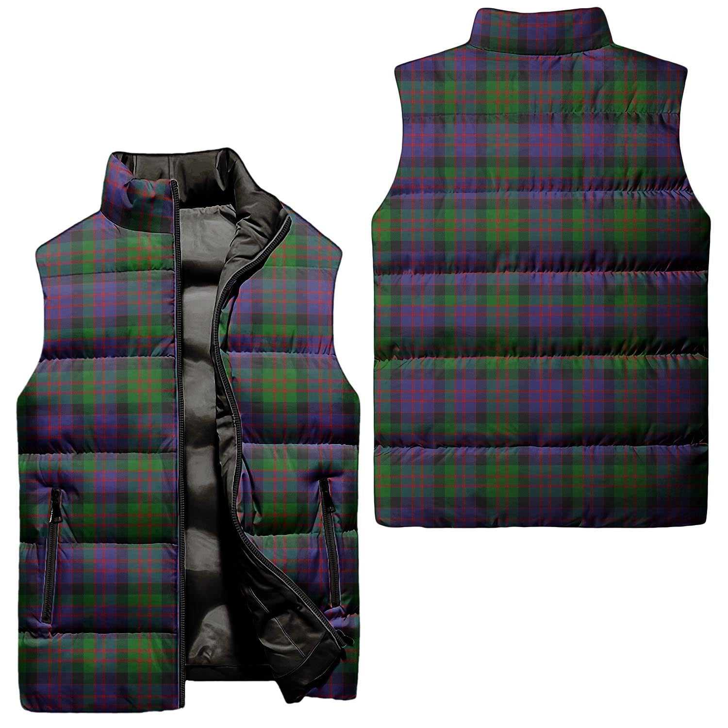 MacDonald Tartan Sleeveless Puffer Jacket Unisex - Tartanvibesclothing