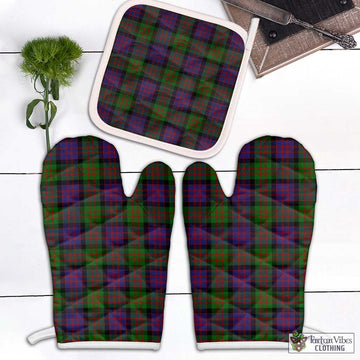 MacDonald (McDonald) Tartan Combo Oven Mitt & Pot-Holder Combo 1 Oven Mitt & 1 Pot-Holder White - Tartan Vibes Clothing
