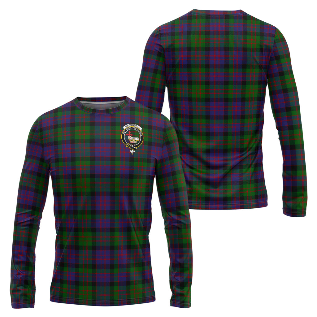 macdonald-tartan-long-sleeve-t-shirt-with-family-crest