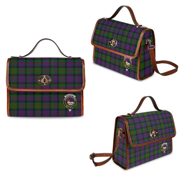 MacDonald (McDonald) Tartan Waterproof Canvas Bag with Family Crest