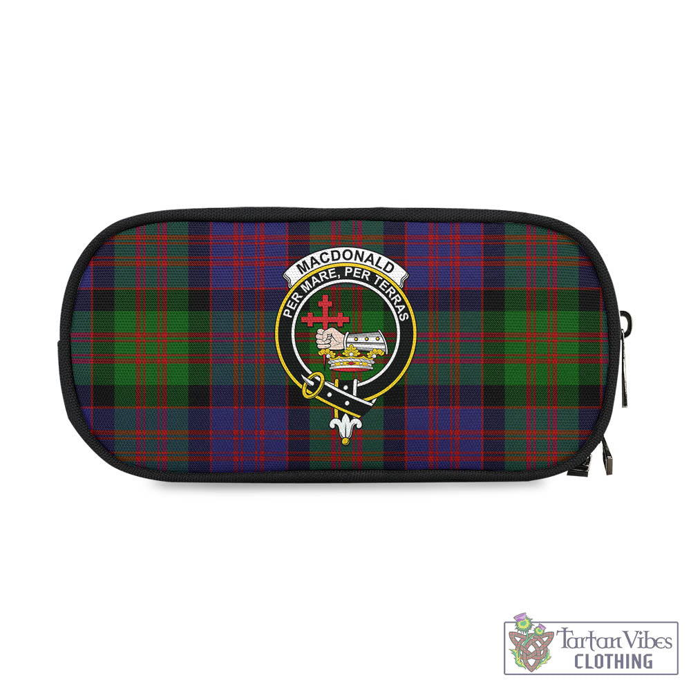 Tartan Vibes Clothing MacDonald Tartan Pen and Pencil Case with Family Crest