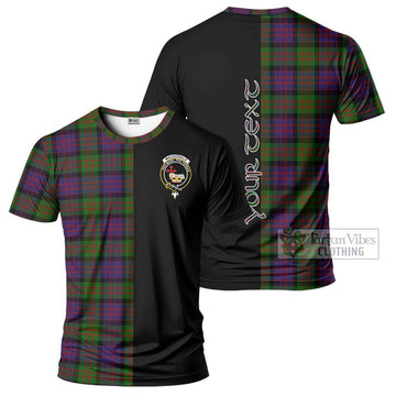 MacDonald (McDonald) Tartan T-Shirt with Family Crest and Half Of Me Style Kid's Shirt - Tartanvibesclothing Shop