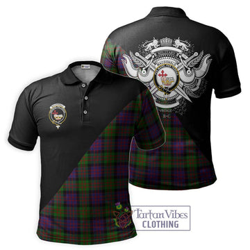 MacDonald (McDonald) Tartan Polo Shirt with Family Crest and Military Logo Style Kid - Tartanvibesclothing Shop