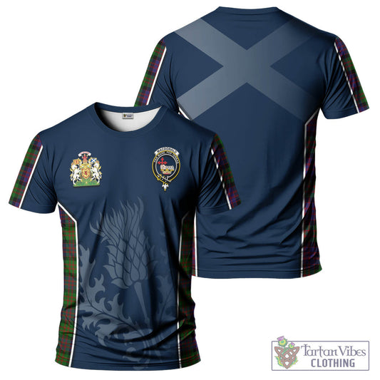 MacDuff Hunting Tartan T-shirt - Lion Rampant And Celtic Thistle Style main image 1