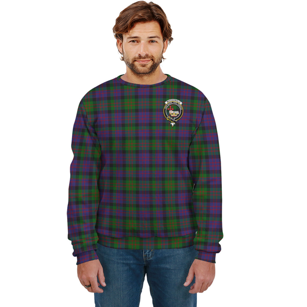 MacDonald (McDonald) Tartan Sweatshirt with Family Crest Unisex - Tartan Vibes Clothing