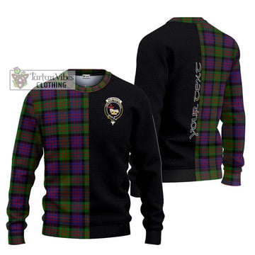 MacDonald (McDonald) Tartan Knitted Sweater with Family Crest and Half Of Me Style Unisex - Tartanvibesclothing Shop