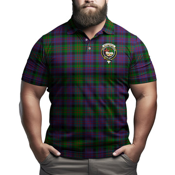 MacDonald (McDonald) Tartan Men's Polo Shirt with Family Crest