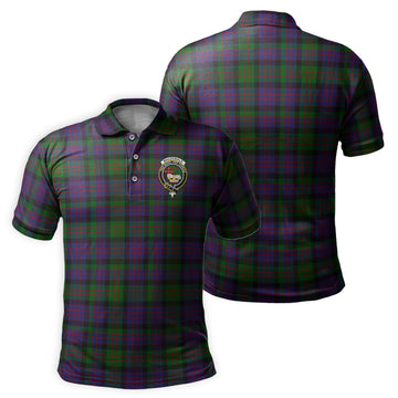 MacDonald (McDonald) Tartan Men's Polo Shirt with Family Crest