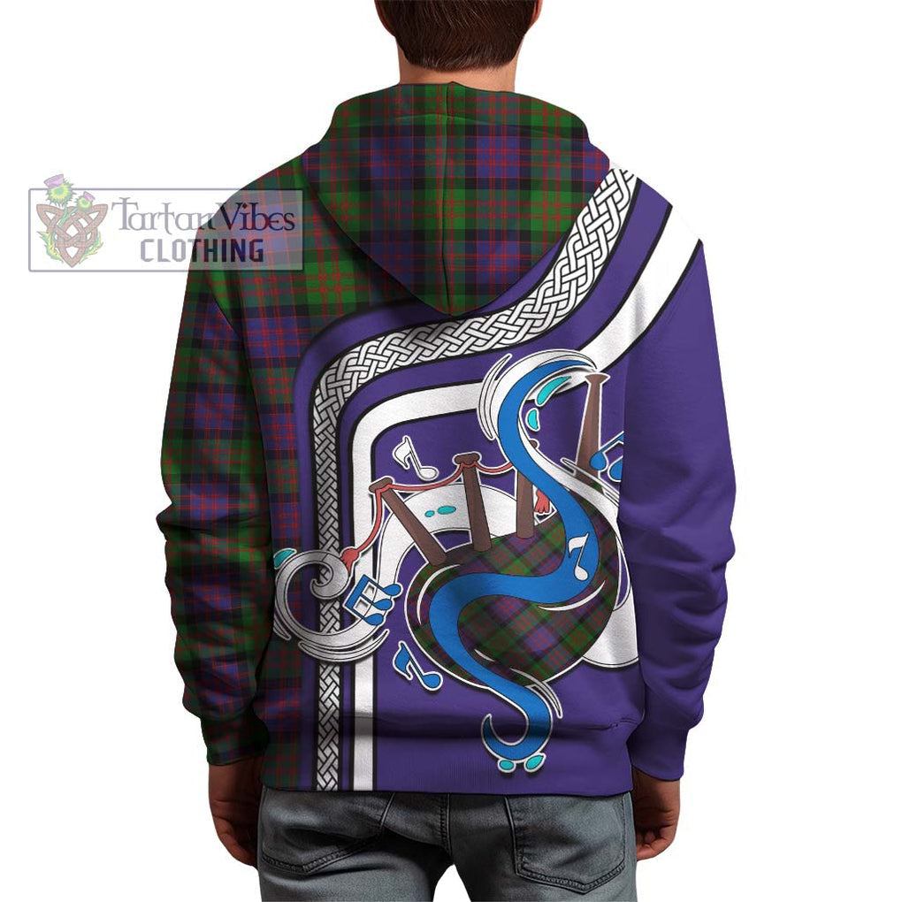 MacDonald (McDonald) Tartan Hoodie with Epic Bagpipe Style - Tartanvibesclothing Shop