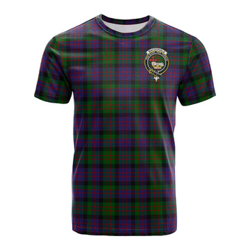 MacDonald Tartan T-Shirt with Family Crest