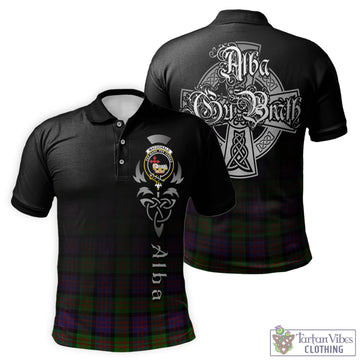 MacDonald Tartan Polo Shirt Featuring Alba Gu Brath Family Crest Celtic Inspired