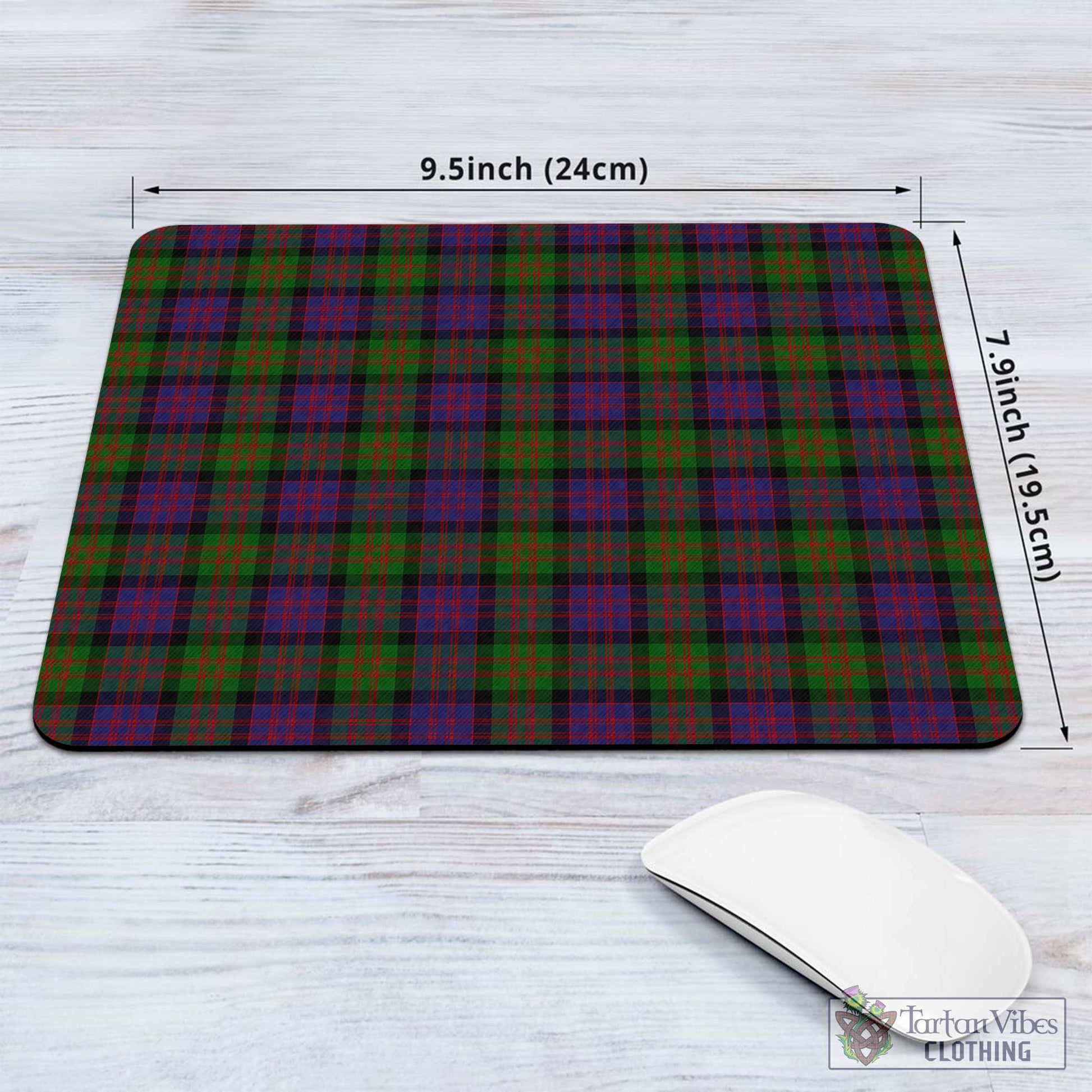 Tartan Vibes Clothing MacDonald Tartan Mouse Pad