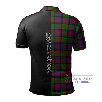 MacDonald (McDonald) Tartan Polo Shirt with Family Crest and Half Of Me Style - Tartanvibesclothing Shop
