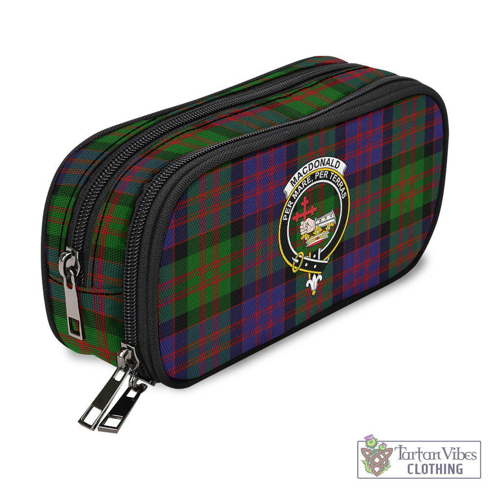 Tartan Vibes Clothing MacDonald Tartan Pen and Pencil Case with Family Crest