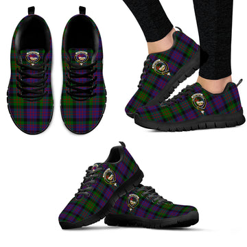MacDonald (McDonald) Tartan Sneakers with Family Crest