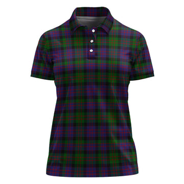 MacDonald (McDonald) Tartan Polo Shirt For Women